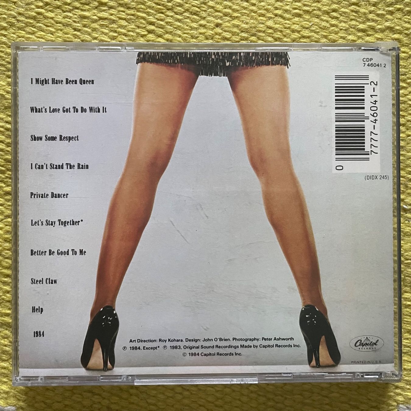 CDs: TINA TURNER-PRIVATE DANCER – Gebraucht aus Rorschacherberg von  1