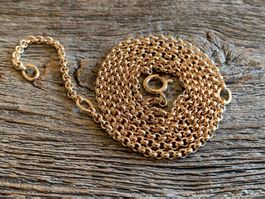 Kette Erbskette hell Rotgold verg. 50 - 55 - 60cm, Ø: 2,3mm