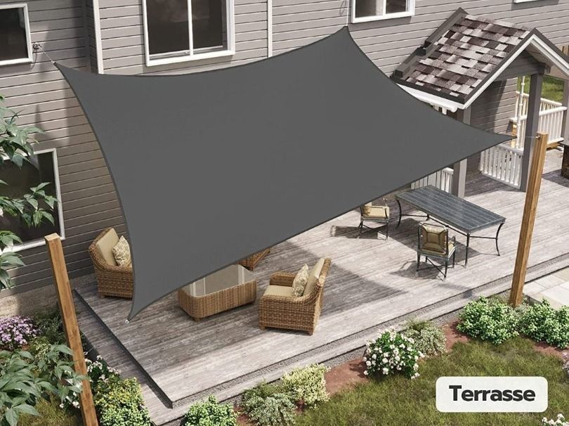 sonnensegel 3x4m anthrazit