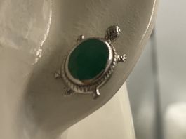 Ohrstecker Sterlingsilber mit Smaragd