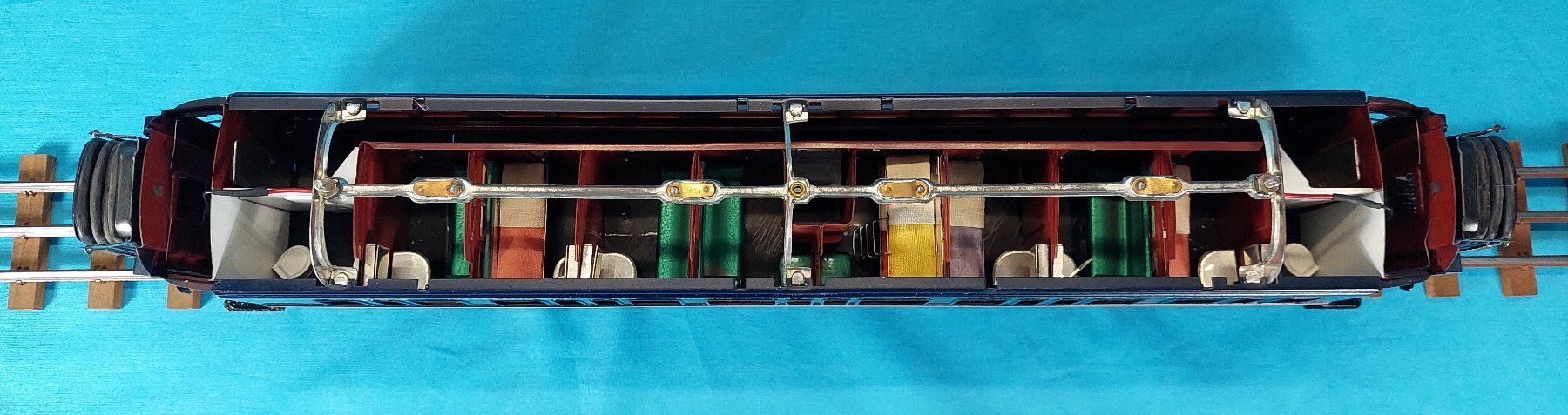 Modelleisenbahnen: Spur 0 Elettren Sleeping-Car / Schlafwagen CIWL blau – Gebraucht aus Horgen von swiss025 2