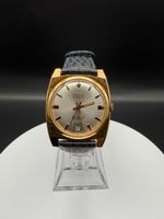 Montre Orano NOS Swiss Automatique day date plaqué or vintag