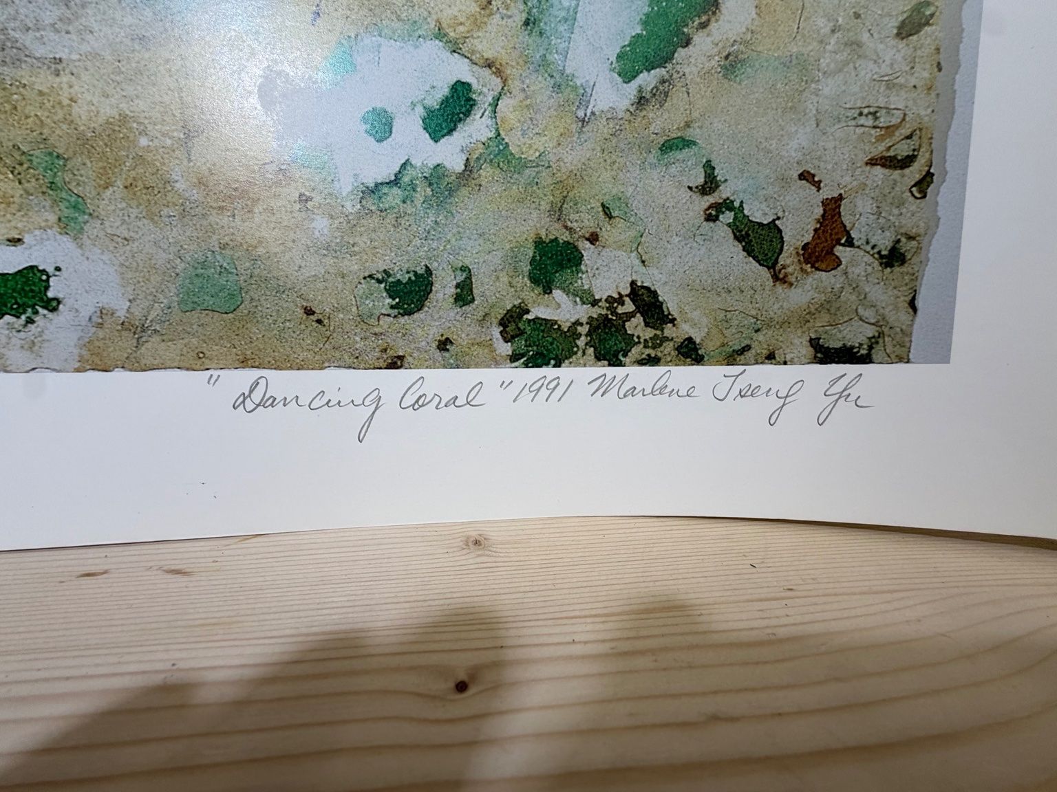 Grafica & Litografie: Marlene Tseng Yu Lithographie handsigniert 1991 – Usato da Root venduto da Jo.Di 2