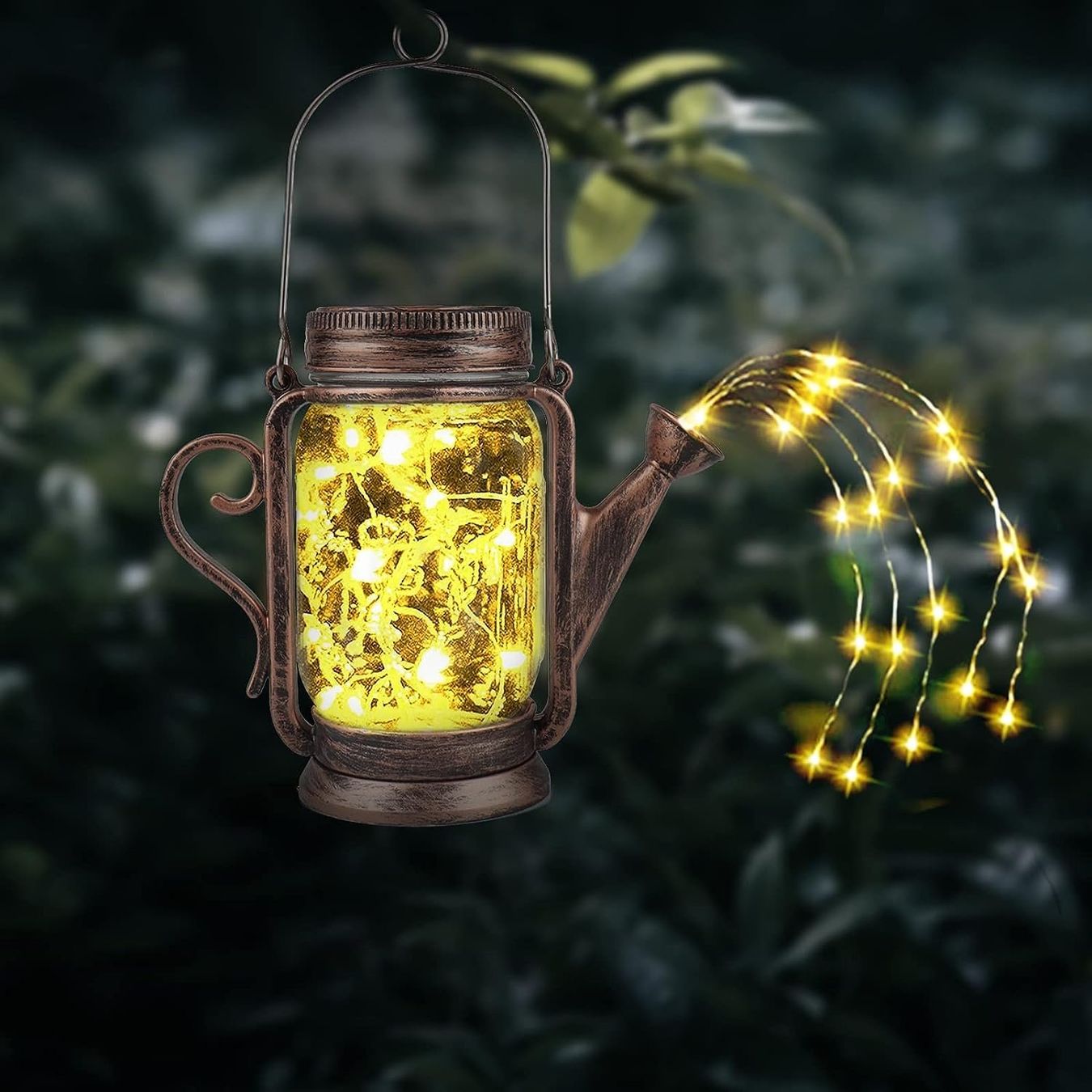 Dispositivi a energia solare: LED Solar Leuchte - Giesskanne mit 45 LED's – Nuovo e nell'imballaggio originale da Diepoldsau venduto da preisparadies-ch