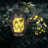 LED Solar Leuchte - Giesskanne mit 45 LED's