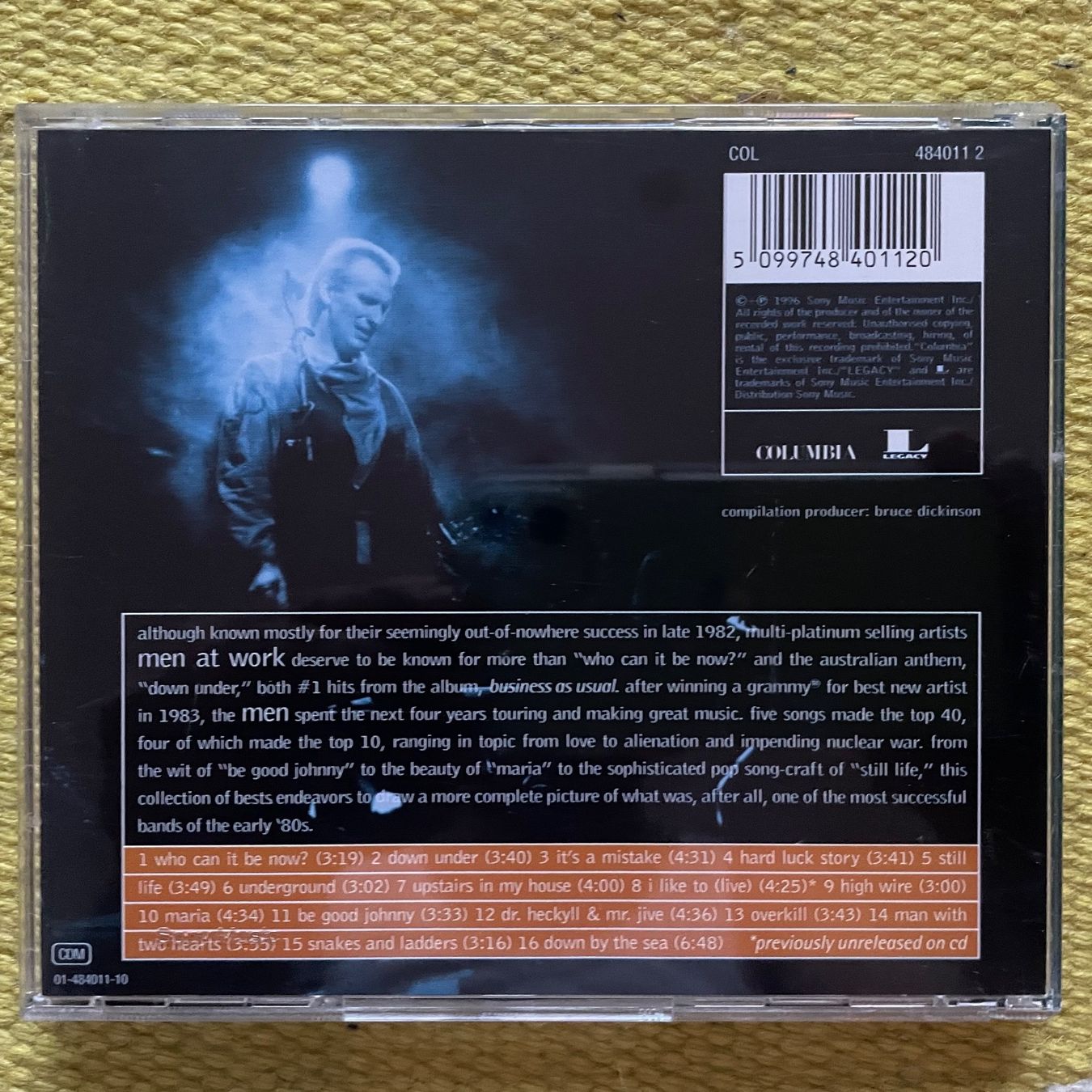 CDs: MENT AT WORK-THE BEST OF – Gebraucht aus Rorschacherberg von CD-Roli 1