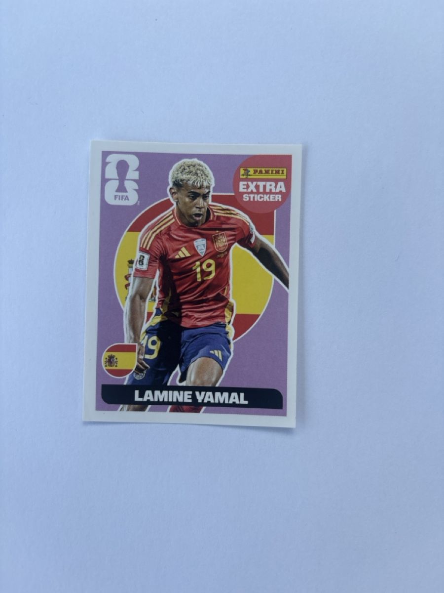 Panini Carte collezionabili: Panini Extra Sticker Lila Lamine Yamal – Nuovo e nell'imballaggio originale da Zürich venduto da frank.kube