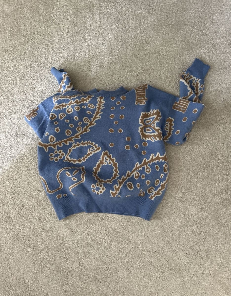 Pullover & Sweatshirts: RHUDE PULLOVER MIT PAISLEY-MUSTER IN L – Neu (gemäss Beschreibung) aus Zürich von pyneen