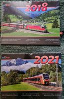 Lot journeaux CFF/PTT + Calendriers Rail Hope / 2018 + 2021