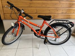 Malibu Kinder Velo Orange 24 Zoll