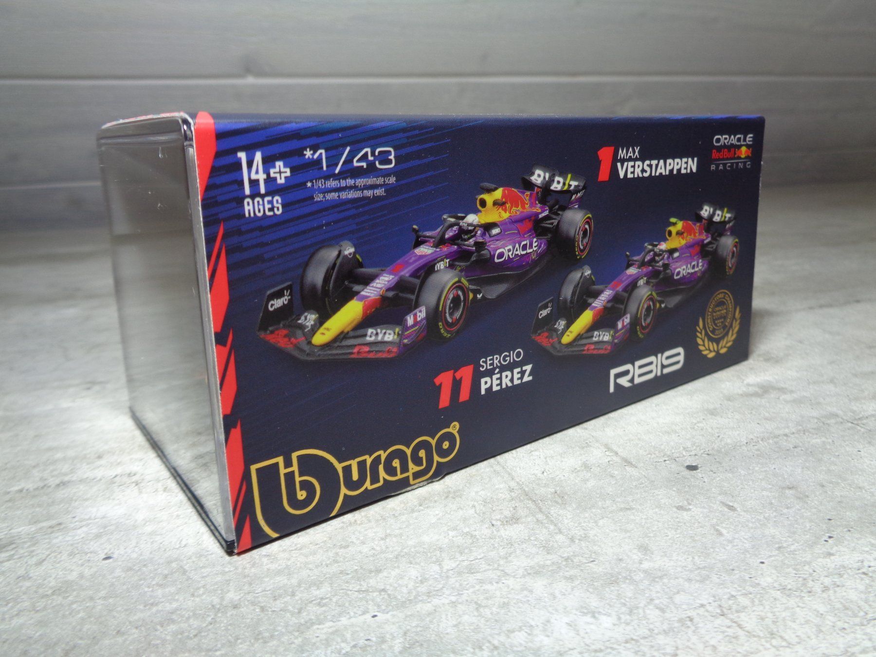 Bburago 1:43 F1 – Voiture De Hamilton, Verstappen Ou Leclerc – Modèle Aléatoire (article De Collection)
