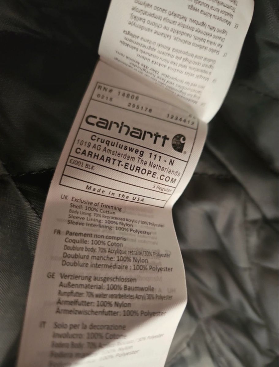 Carhartt Giacche: Carhartt Detroit Grey Jacket  – Nuovo e nell'imballaggio originale da Plan-Les-Ouates venduto da Loved_Panda_Clothing 4