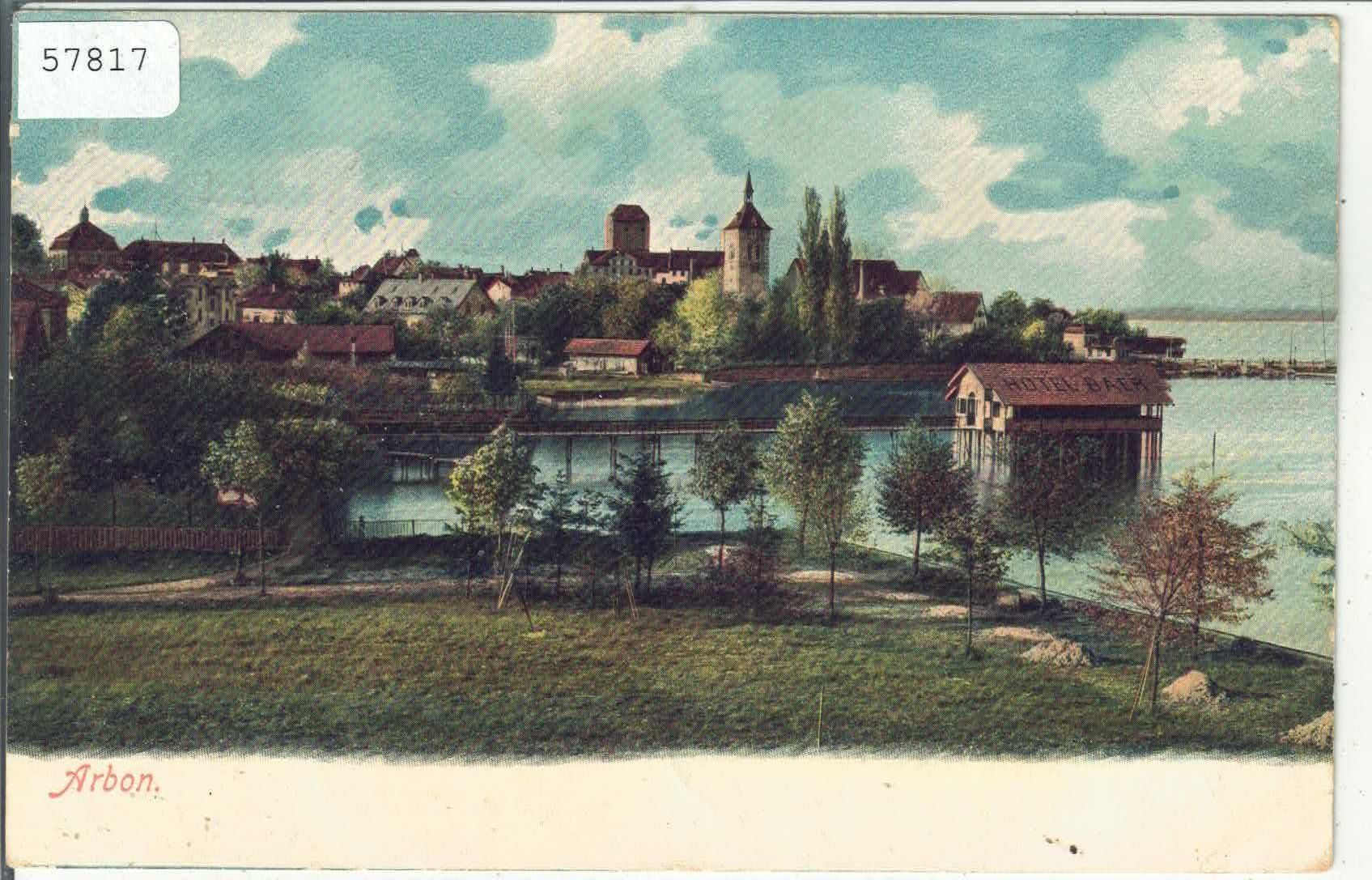 Cartoline postali: Arbon - Teilansicht am See - coloriert – Usato da Ettingen venduto da Kartenplanet