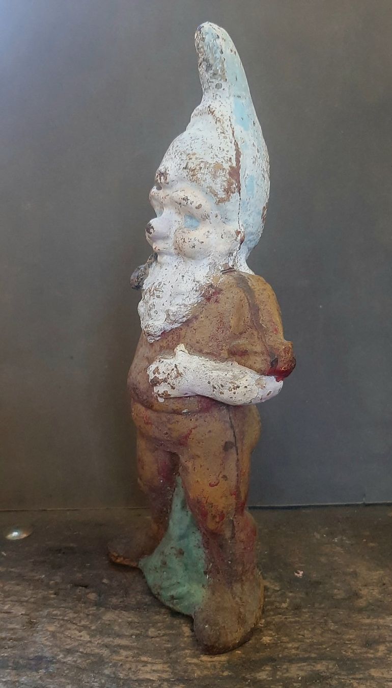 Sculture & Statue: Antiker Gartenzwerg aus Gusseisen – Usato da Arbon venduto da torso444 3