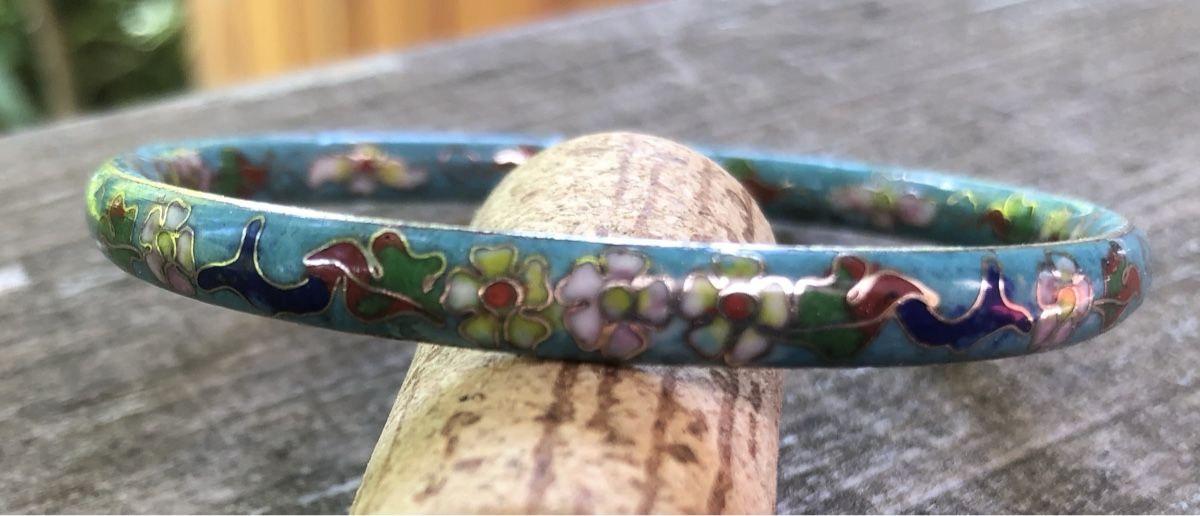 Armbänder & -reifen: ARMREIF hellblau, verziert – Gebraucht aus Mühlebach (Goms) von chr_q6d8 1