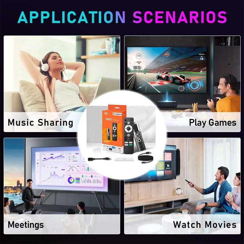 Lettore multimediale & Streamer: Android 13 Smart TV Stick Allwinner H618 Quad Core – Nuovo e nell'imballaggio originale da Unterägeri venduto da RmOnline 4