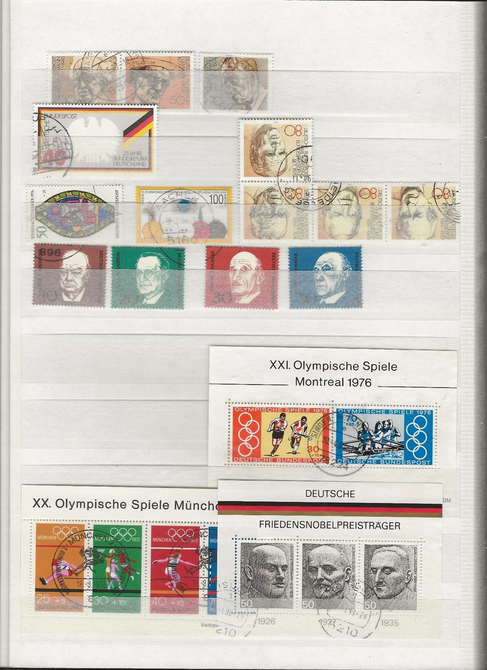 Alle Briefmarken: Marken Deutschland BRD gestempelt – Gebraucht aus Au ZH von xelagreb01 2