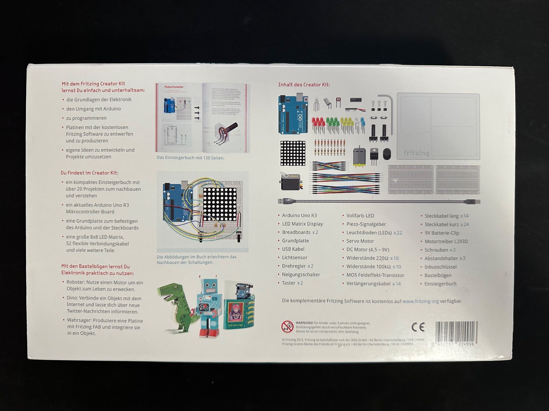 Baukästen: Arduino Kit Fritzing Creator (Elektronik/Programmierung) – Neu (gemäss Beschreibung) aus Schübelbach von  1