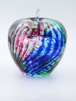 Glas Apfel Deko Briefbeschwerer