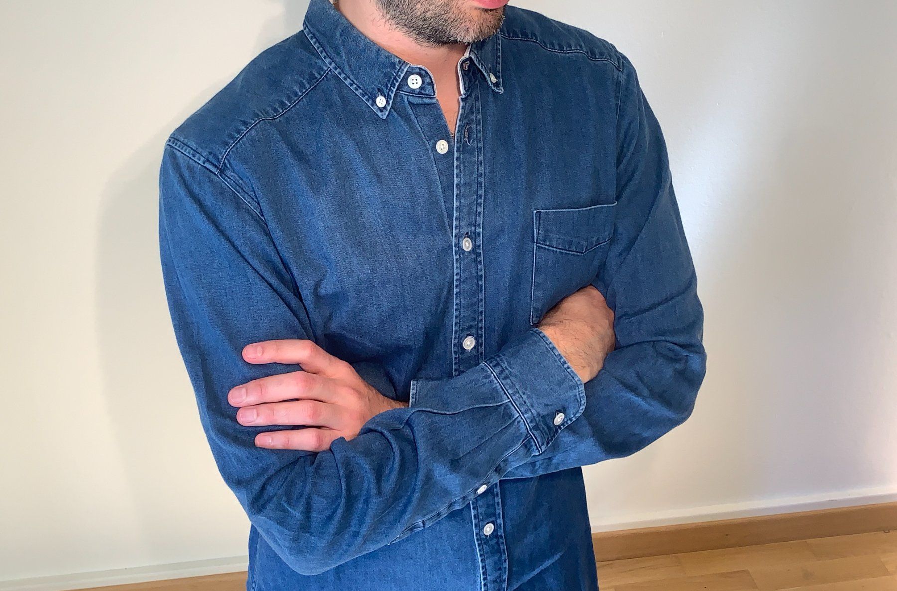 Hemden: Assembly Label Jeanshemd Button-Down, Grösse M – Gebraucht aus Zürich von lor_s6l8 4