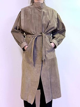Manteau cuir