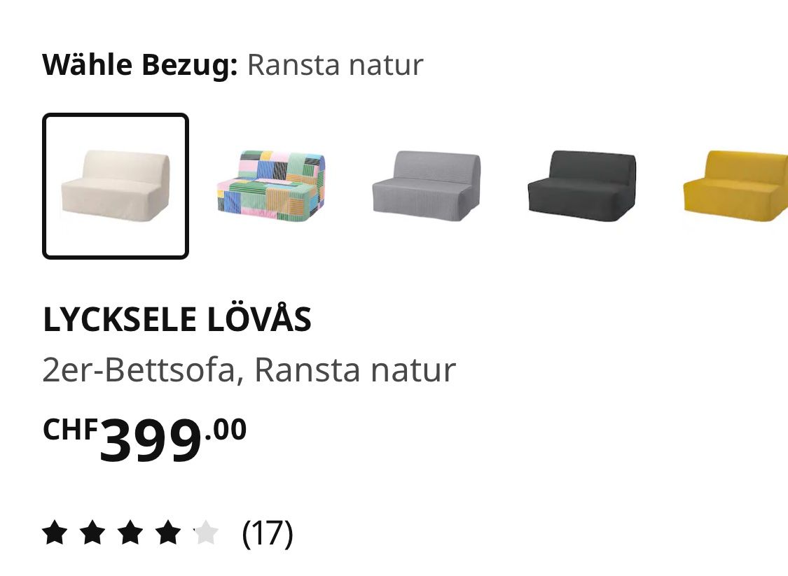 Ikea Sofas: Bett Sofa  nur Zwei mal gebraucht für Geste – D'occasion à Rheineck par Faki0 7
