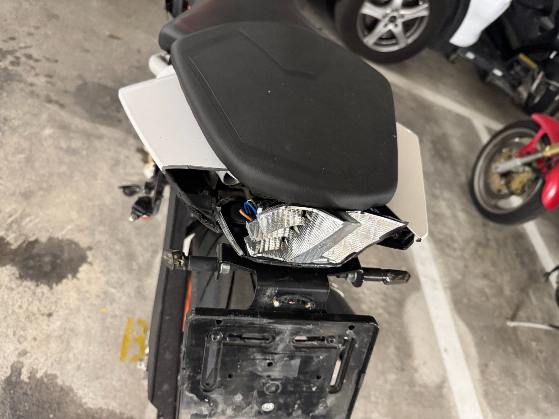 KTM Route: KTM Duke 390 2019 Umfall – Défectueux à Opfikon par sam_7vxm 8
