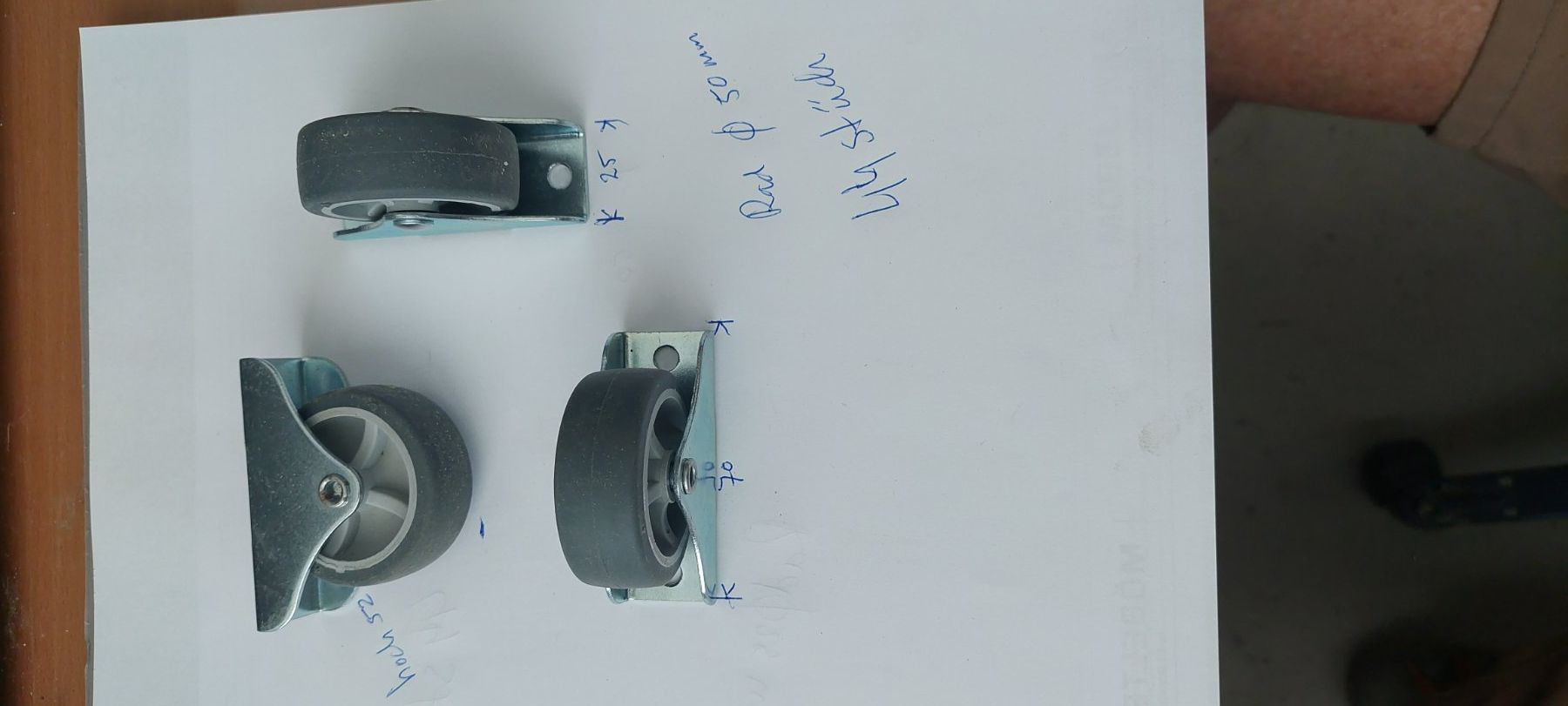 Altro per stoccaggio & trasporto: Möbelräder 50 mm Rad – Nuovo (secondo la descrizione) da Watt venduto da han_5r7p 1