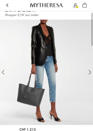 Shopper tote bag, Tasche Yves Saint Laurent, YSL