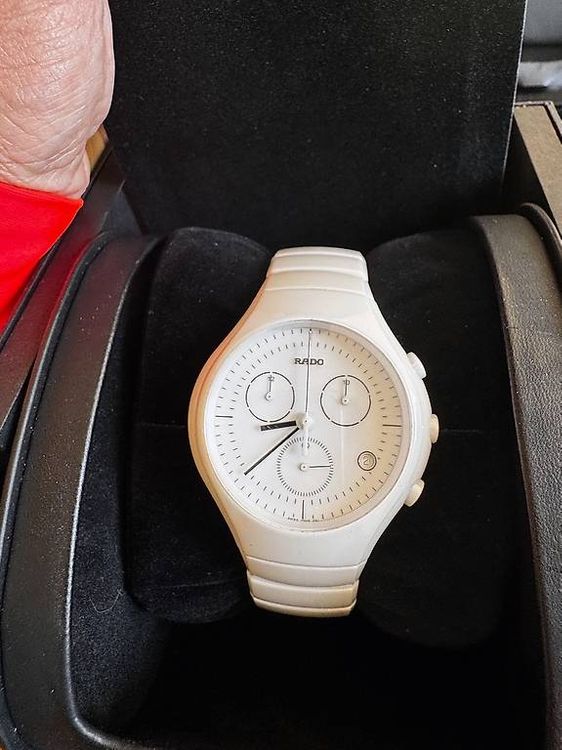 Rado Orologi: ungetragene neue Uhr von Rado True, Keramikarmband – Nuovo e nell'imballaggio originale da Buochs venduto da Tschewy 4