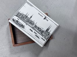 Zürich Dose Tigurvm, vintage Porzellan