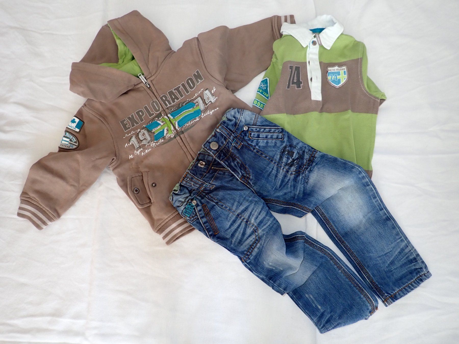 Lotti & Set di vestiti: Vêtements mi-saison garçon 98-a – Nuovo (secondo la descrizione) da Petit-Lancy venduto da camping_car 7
