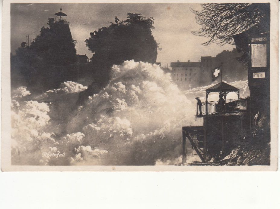Ansichtskarten: Rheinfall 1924 – Gebraucht aus Bürglen TG von StampGraf