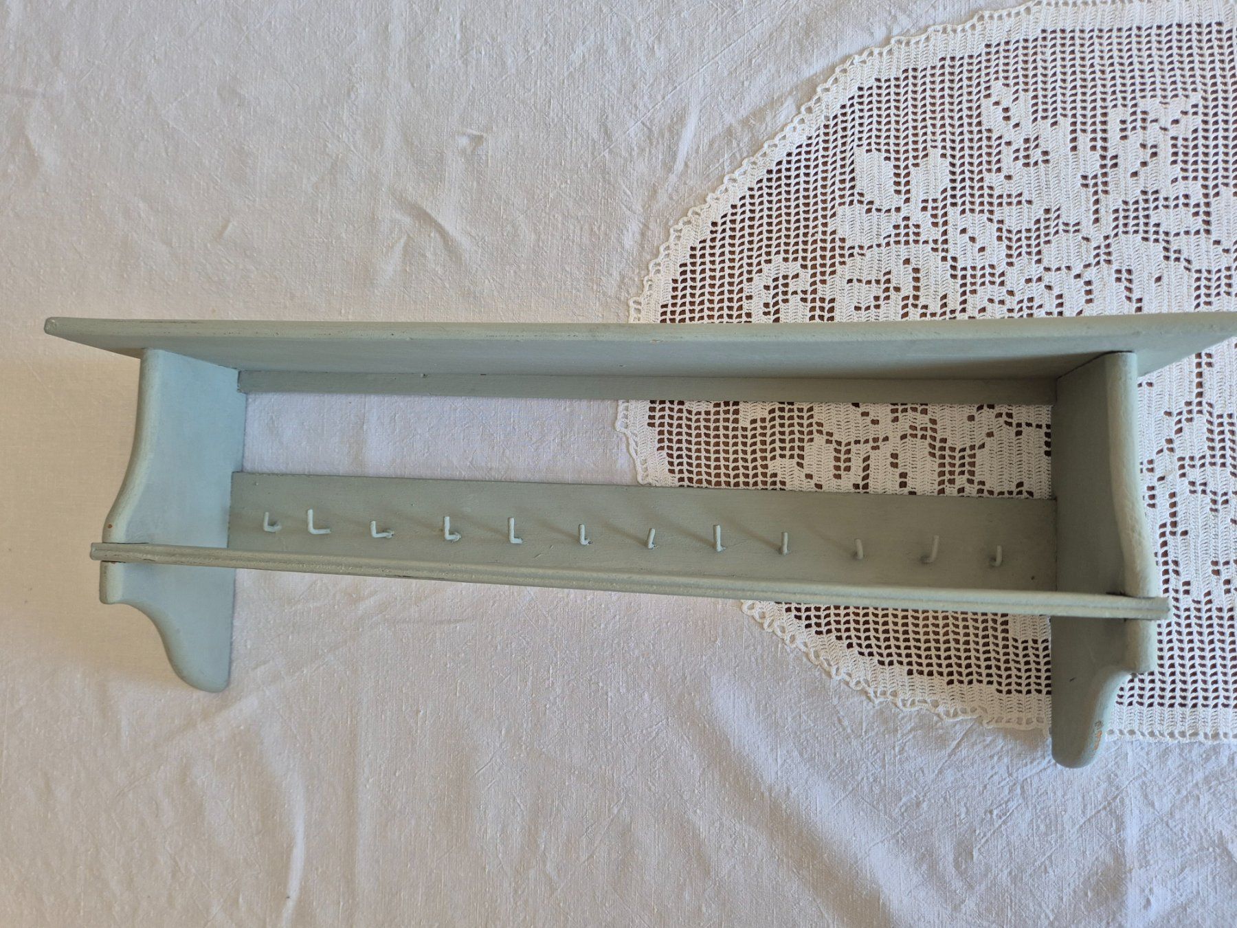 Scaffali: Wandregal mit Haken, Shabby Chic Stil – Nuovo (secondo la descrizione) da Bern venduto da aronari 7