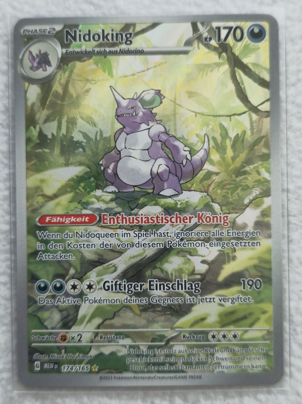 Pokémon Sammelbilder & Trading cards: Nidoking - 174/165 – Neu (gemäss Beschreibung) aus Zürich von Enver90