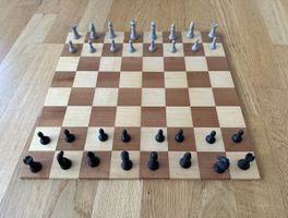 Schachbrett Mit Figuren