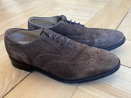 LOAKE  Herrenschuhe aus feinstem Wildleder Grösse 6.5