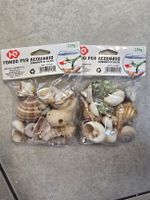 Muscheln Aquarium Dekoration 2 Packungen je 150g neu