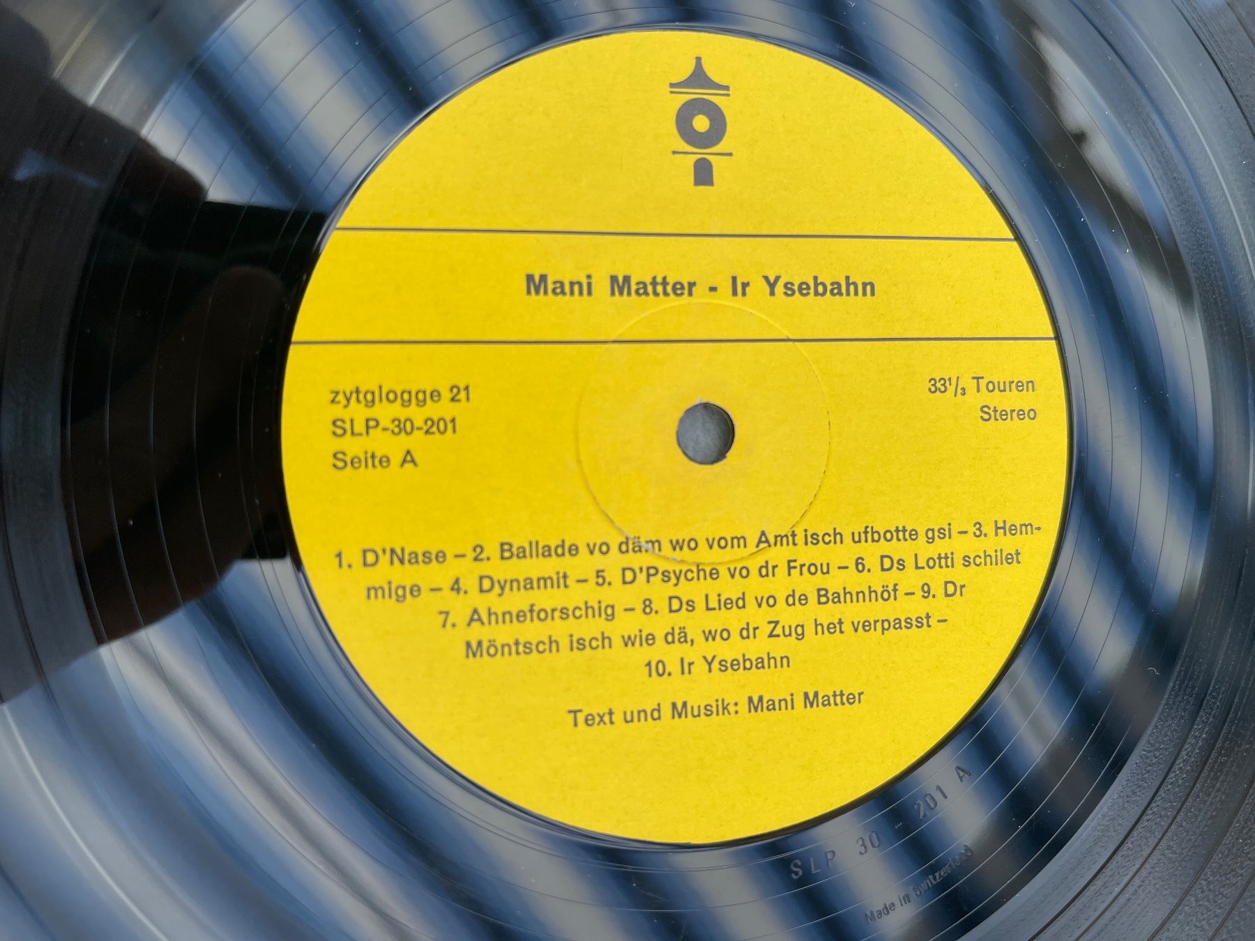 Dischi in vinile: A449/Mani Matter - Ir Ysebahn – Usato da Frutigen venduto da Philippe_jsp 2