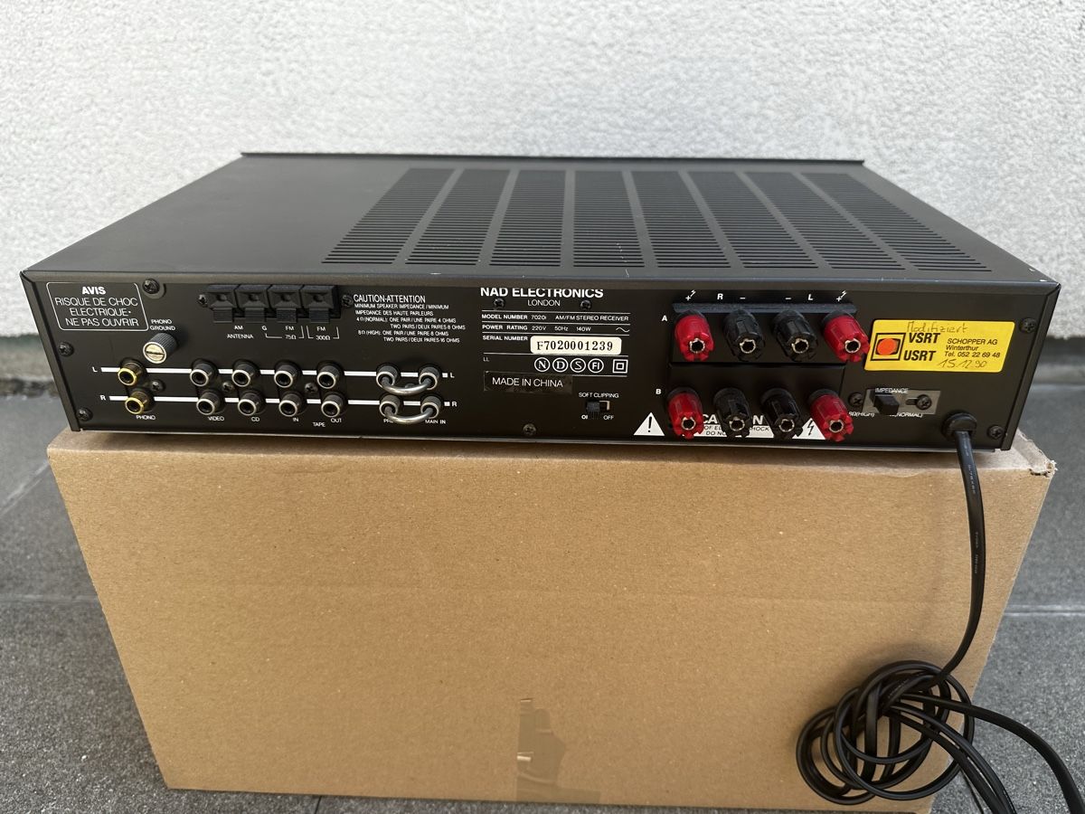Nad Récepteurs: NAD Stereo Receiver 7020i – D'occasion à Zürich par deftwow 1