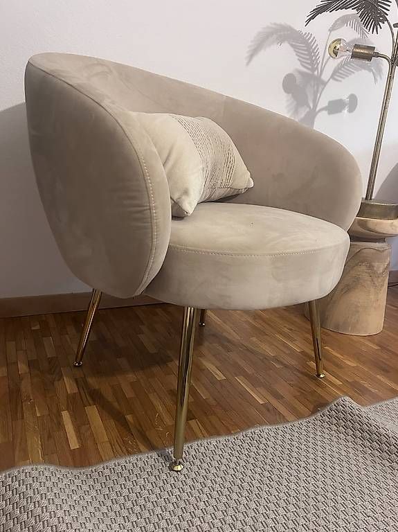 Maisons du monde Poltrone: 2 fauteuils beige / doré maison du monde – Nuovo (secondo la descrizione) da Bussigny venduto da hfr_j6yv