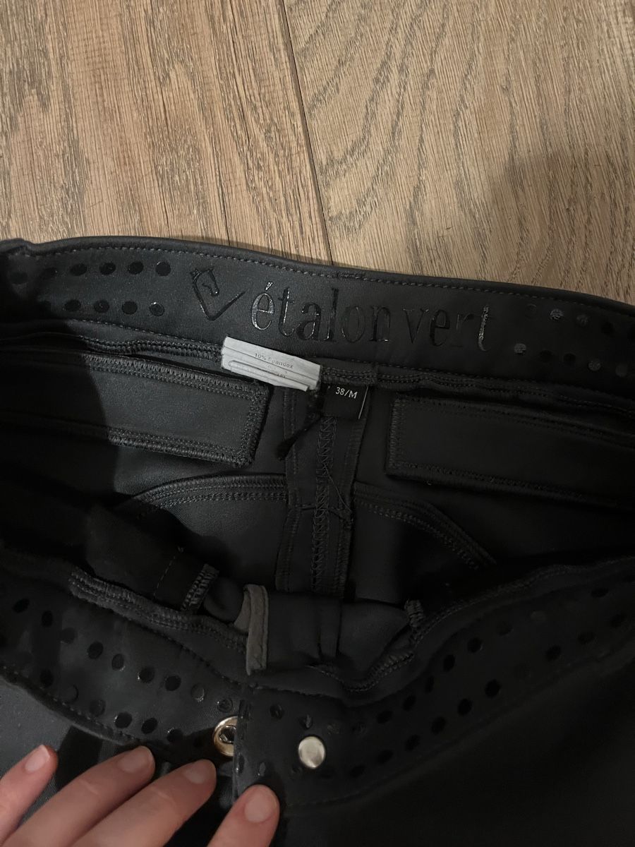 Pantaloni: etalon vert Reithose schwarz 38 – Usato da Au SG venduto da fab_7wnx