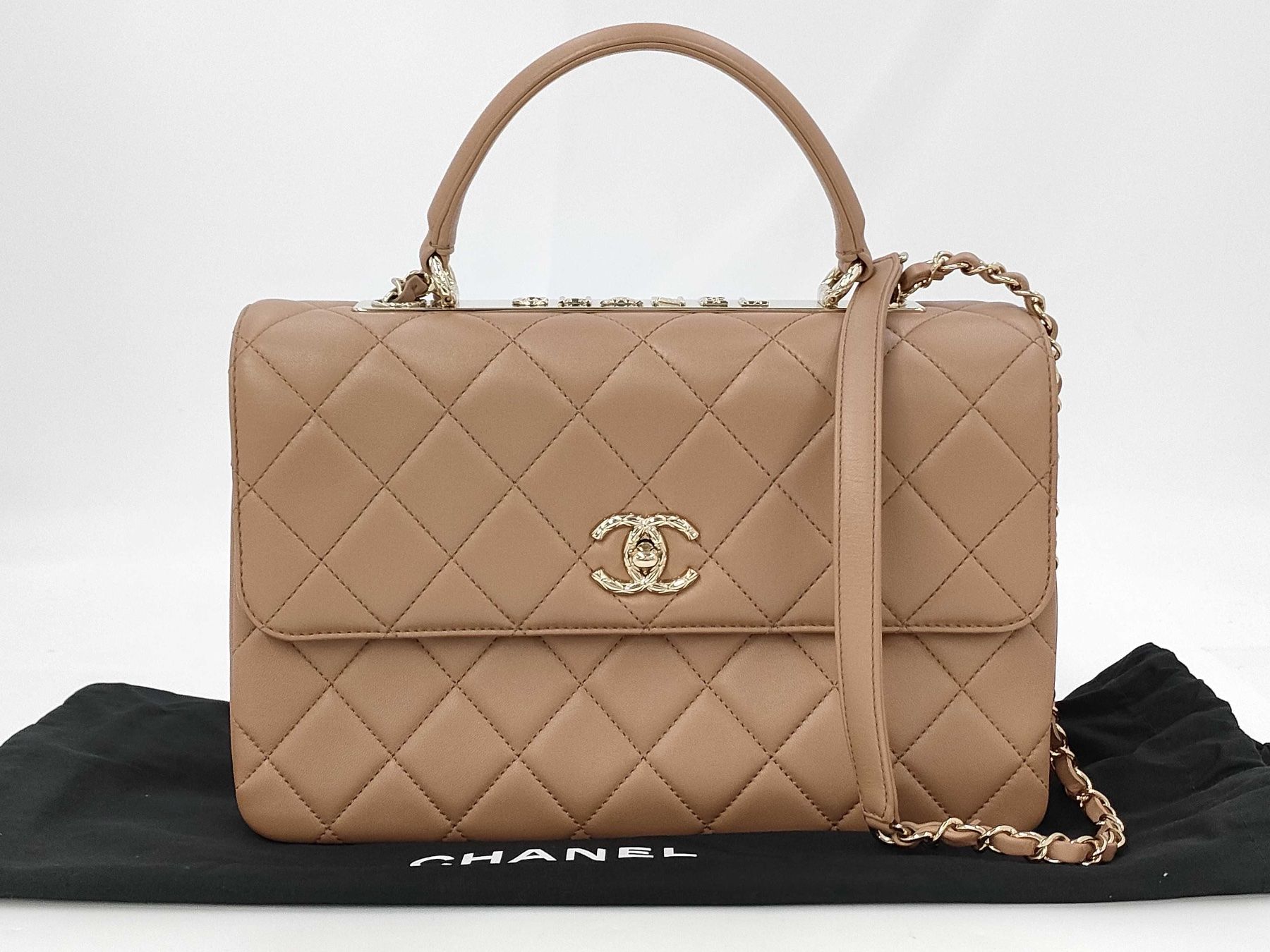 Chanel Borse da donna: Chanel Trendy CC Medium Beige GHW – Usato da St. Gallen venduto da Love_Luxury