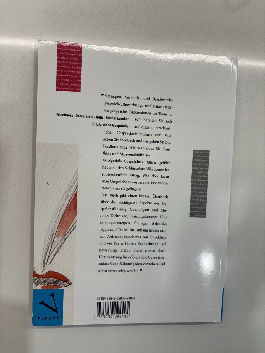 Libri: Buch Erfolgreiche Gespräche – Usato da Zug venduto da celinaweiss 1
