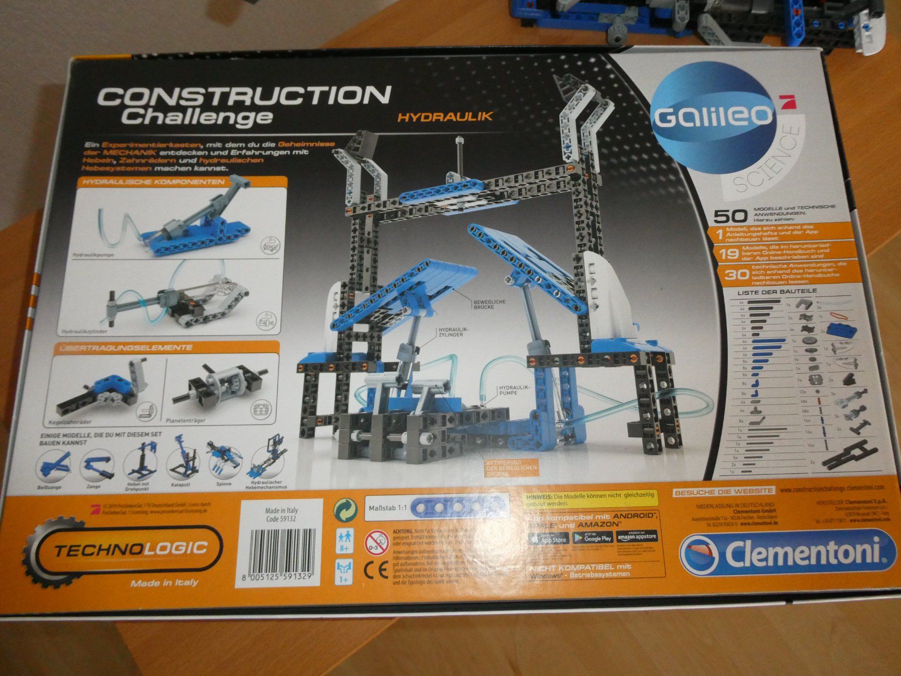 Kit di costruzioni: Hydraulik Bausatz Construction Challenge Galileo Mint – Usato da Mels venduto da KOSL 4