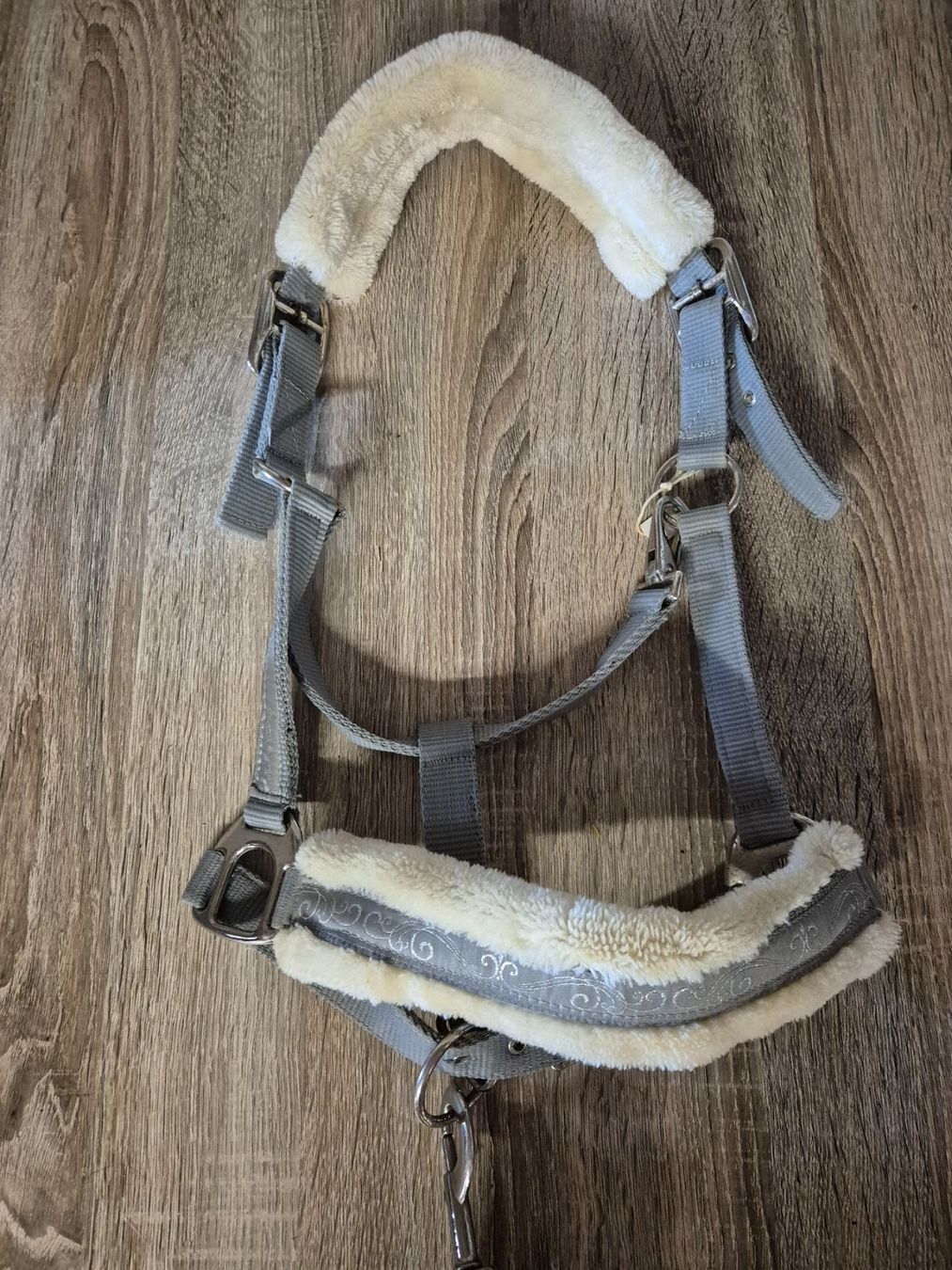 Briglie & Cavezze: Halfter Cob Lammfell – Usato da Meggen venduto da Orrinka20 1
