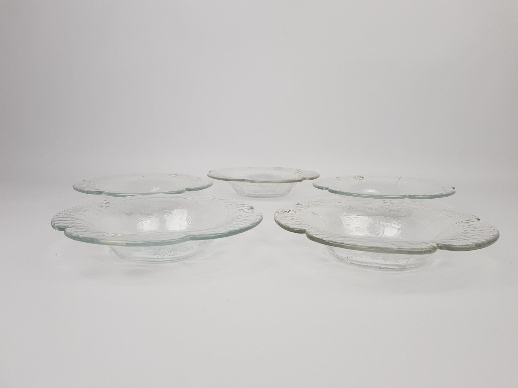 Glasi Hergiswil Set di piatti: GLASI HERGISWIL Glasschälchen 5 Stk. – Usato da Suhr venduto da Restwert_Suhr 1