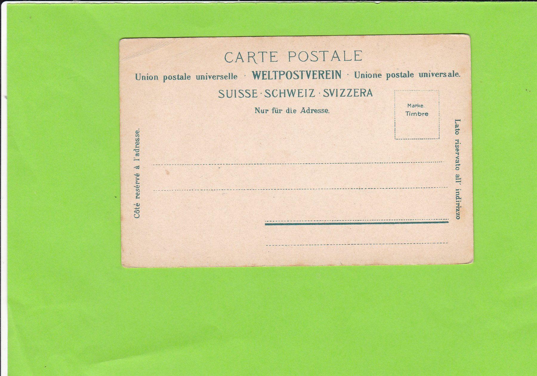 Cartoline postali: Lauterbrunnen – Usato da St. Peterzell venduto da neckertal 1
