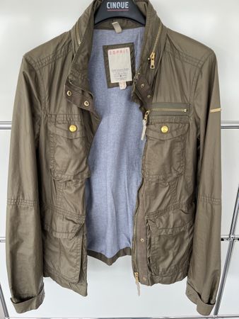 Esprit Übergangsjacke Khaki Gr. 38 wie neu