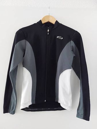 Rennvelo Velotrikot BBB Langarm S schwarz Damen